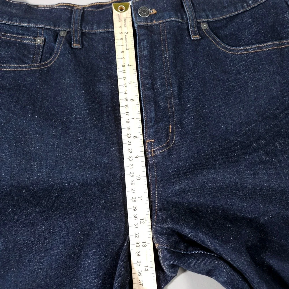 Madewell '90s Straight Jeans Women 32 Blue NM187 DM7103 Indigo High Rise Denim - Picture 7 of 9